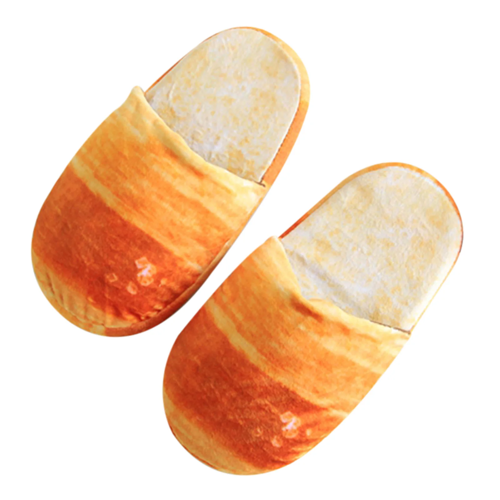 

Simulation Bread Cotton Slippers Winter Home Soft Bottom Non-Slip Plush Warm Cotton Slippers TC21