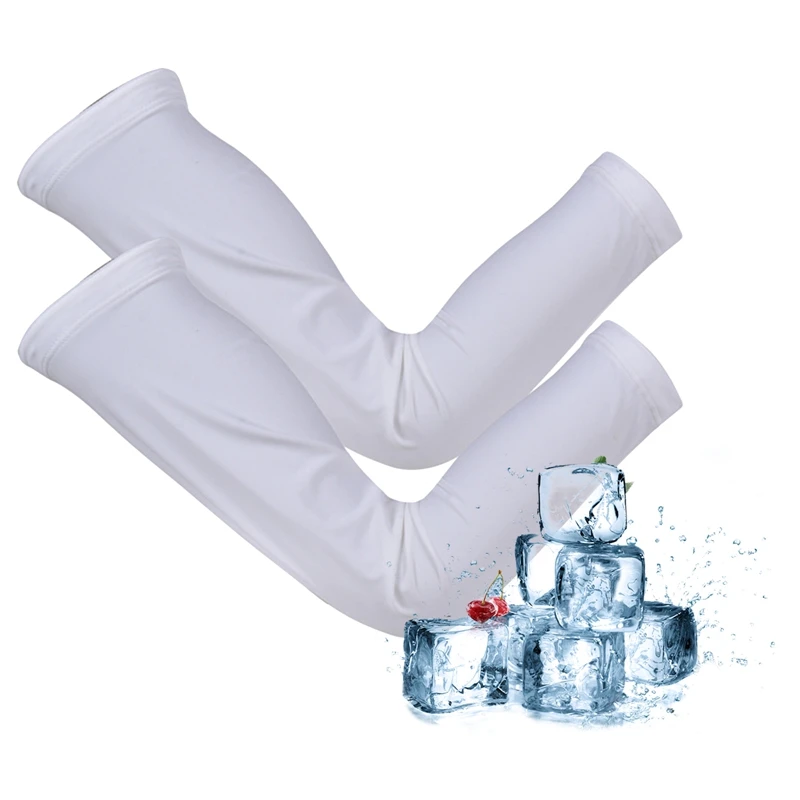 Охлаждающие рукава унисекс 1 пара чехол для езды на велосипеде бега защита от УФ