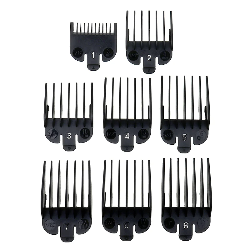 8 шт./компл. разноцветная машинка для стрижки волос направляющая расческа насадка