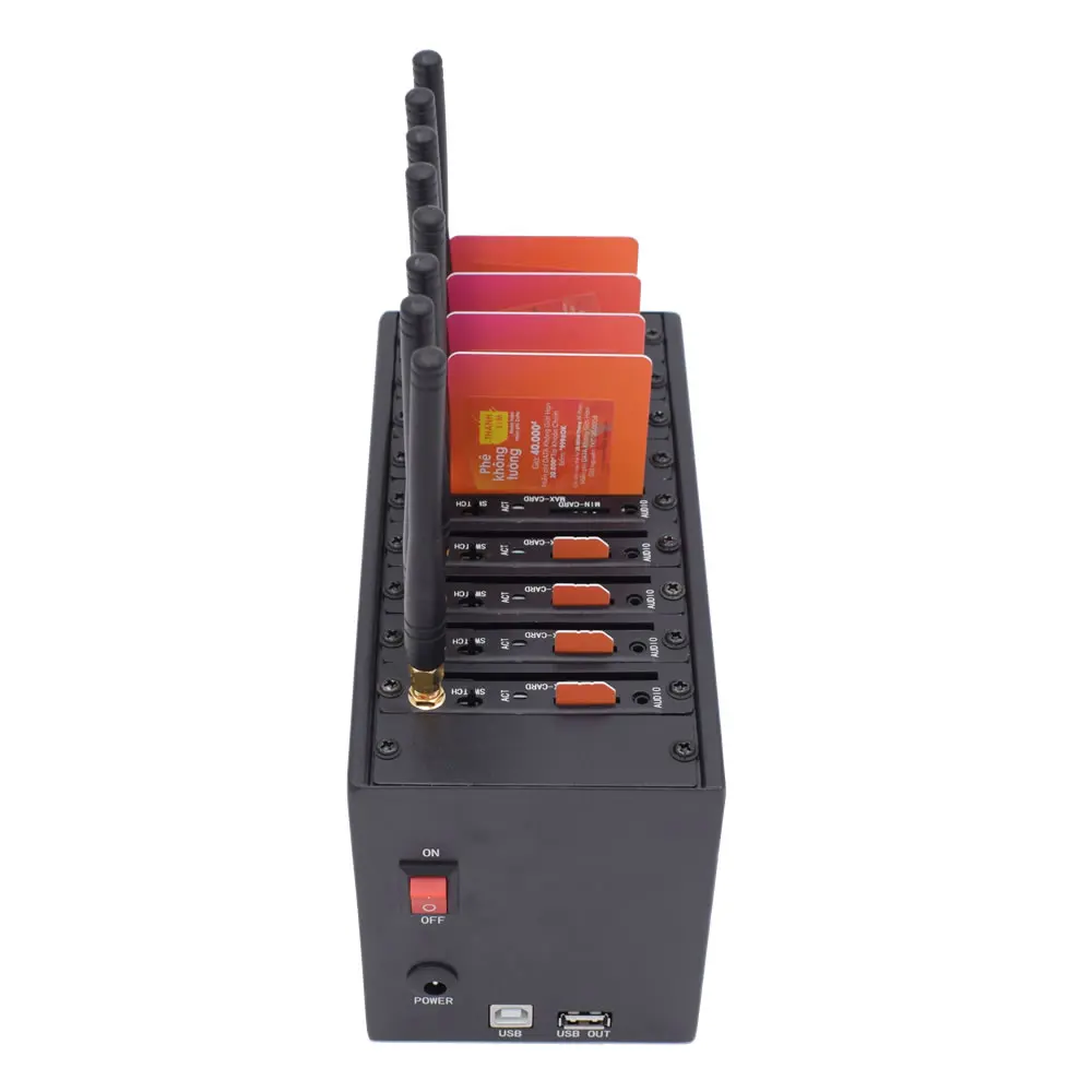 YX дешевые 2G GSM 8 Порт поддержка порта аудио вызова IMEI изменение M26 / M35 мульти SIM Слот