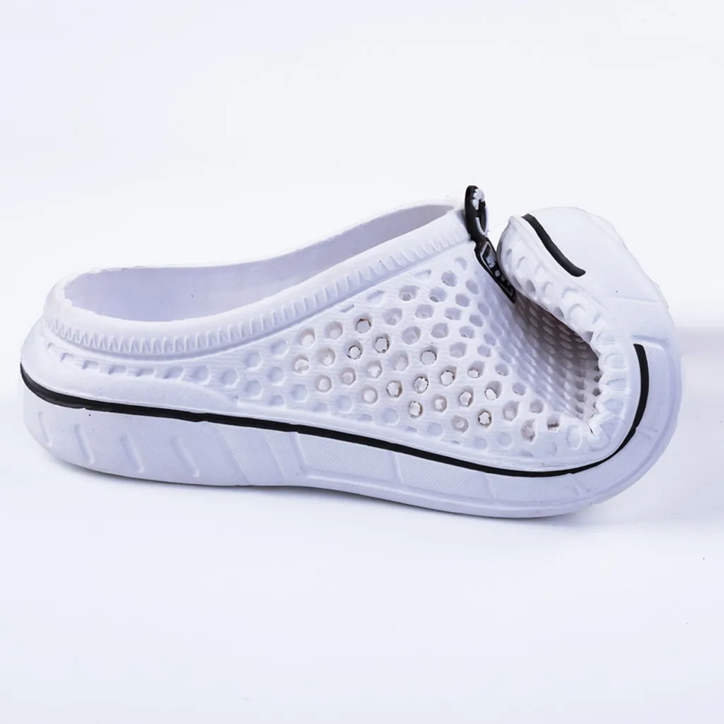 Мужская обувь пляжные Повседневное Мужские тапочки унисекс с вырезами пара