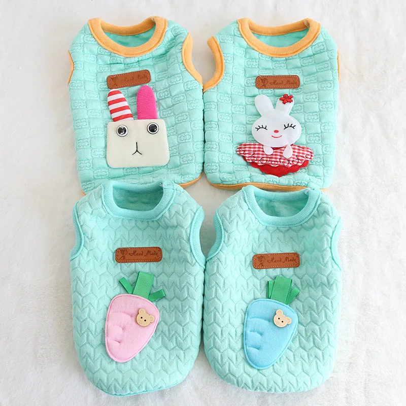 Модная футболка для кошек и собак мягкая одежда щенков симпатичная Мультяшные