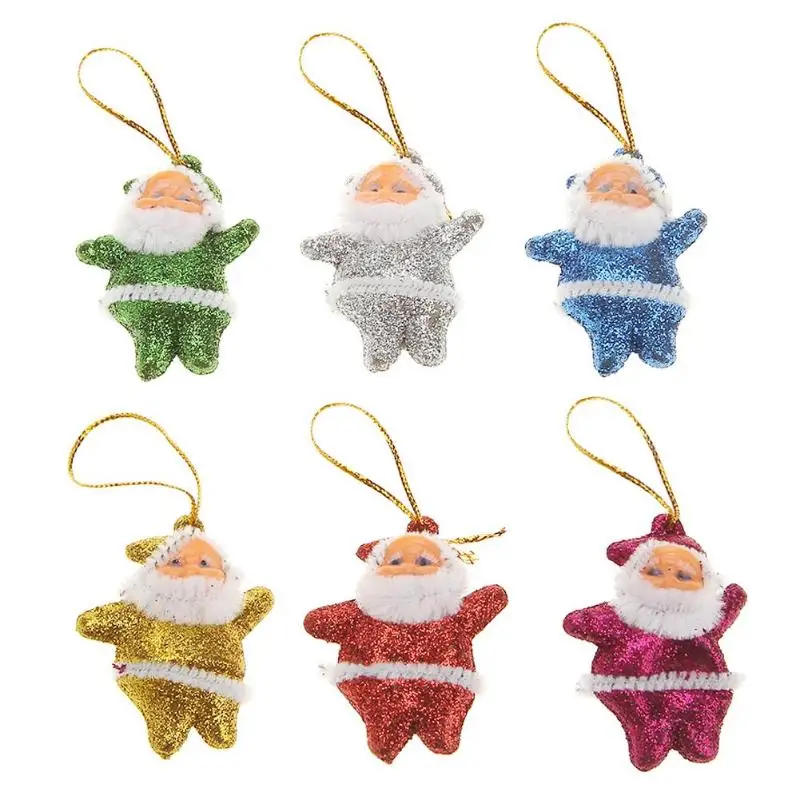 6 шт Снеговик Рождественская елка висячие украшения 2019 Рождество Санта Клаус