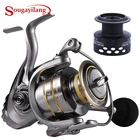 Sougayilang новая 13 + 1BB спиннинговая Рыболовная катушка 1000-2000-3000-4000-5000 серии Speed 4,7: 15.2:1 Передаточное отношение спиннинговая катушка