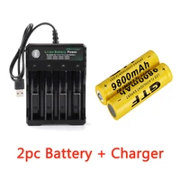 gtf 3 7v 18650 9800mah rechargeable battery 248pcs battery 4 slots 3 7v 18650 usb charger