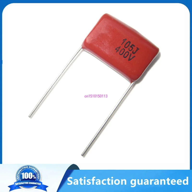 

10pcs 400V 1Uf 105J 1000NF Pitch 15mm 400V 5% DIP CBB Polypropylene film capacitor