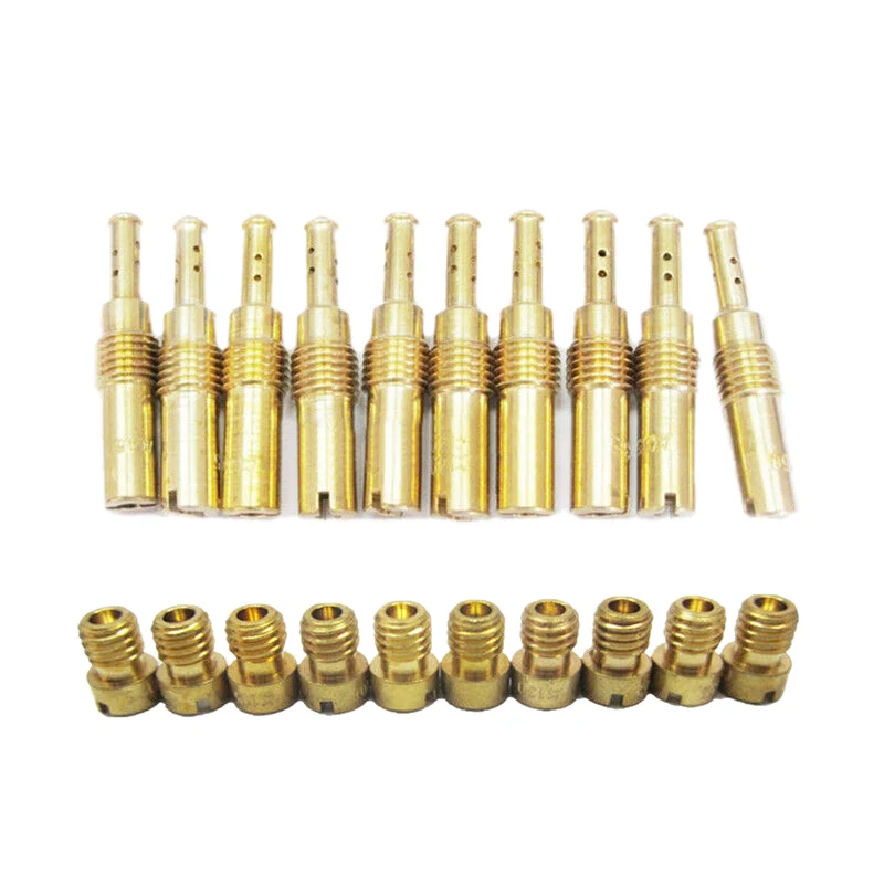 10 шт. карбюратор основной Джет & медленный/Пилот струи для PWK Keihin OKO ЦВК PWM СМП KSR