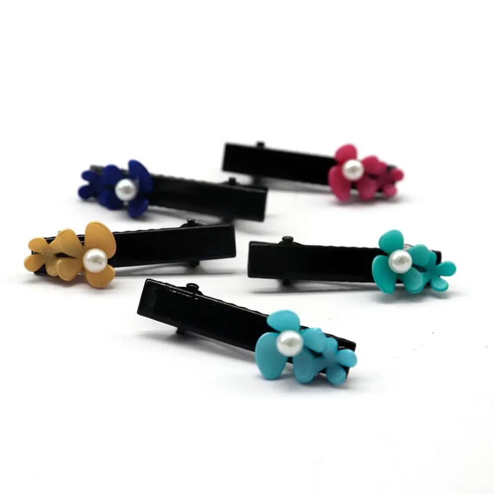4 шт./компл. заколки для волос с милыми жемчужными цветами девочек и детей