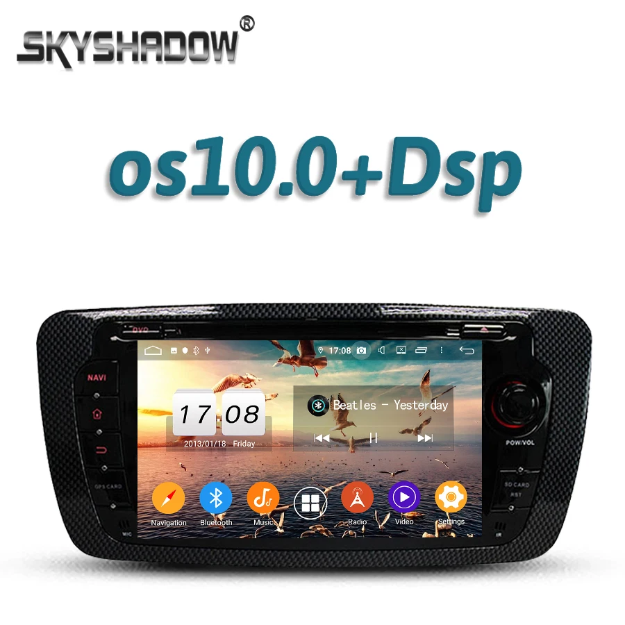 DSP автомобильный dvd плеер HD TDA7851 Android 10 4 Гб RAM 8Core 32 ГБ ROM GPS RDS радио wifi Bluetooth 5 0 для SEAT