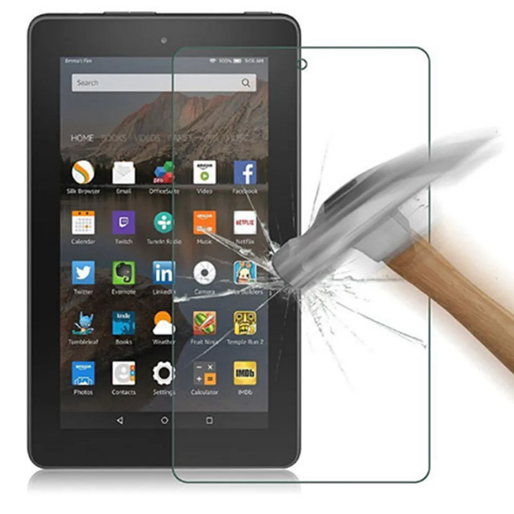 25 # ультра тонкий 9H протектор экрана из закаленного стекла для Kindle Fire HD 10 2019/2017
