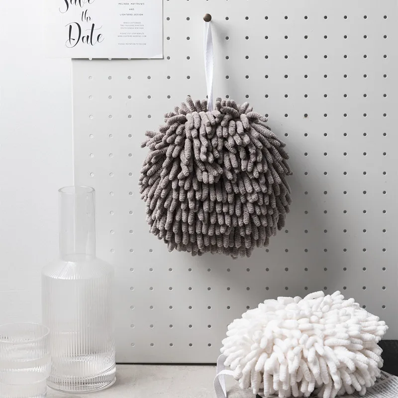 Абсорбирующее быстросохнущее мягкое подвесное полотенце JO LIFE для ванной и кухни