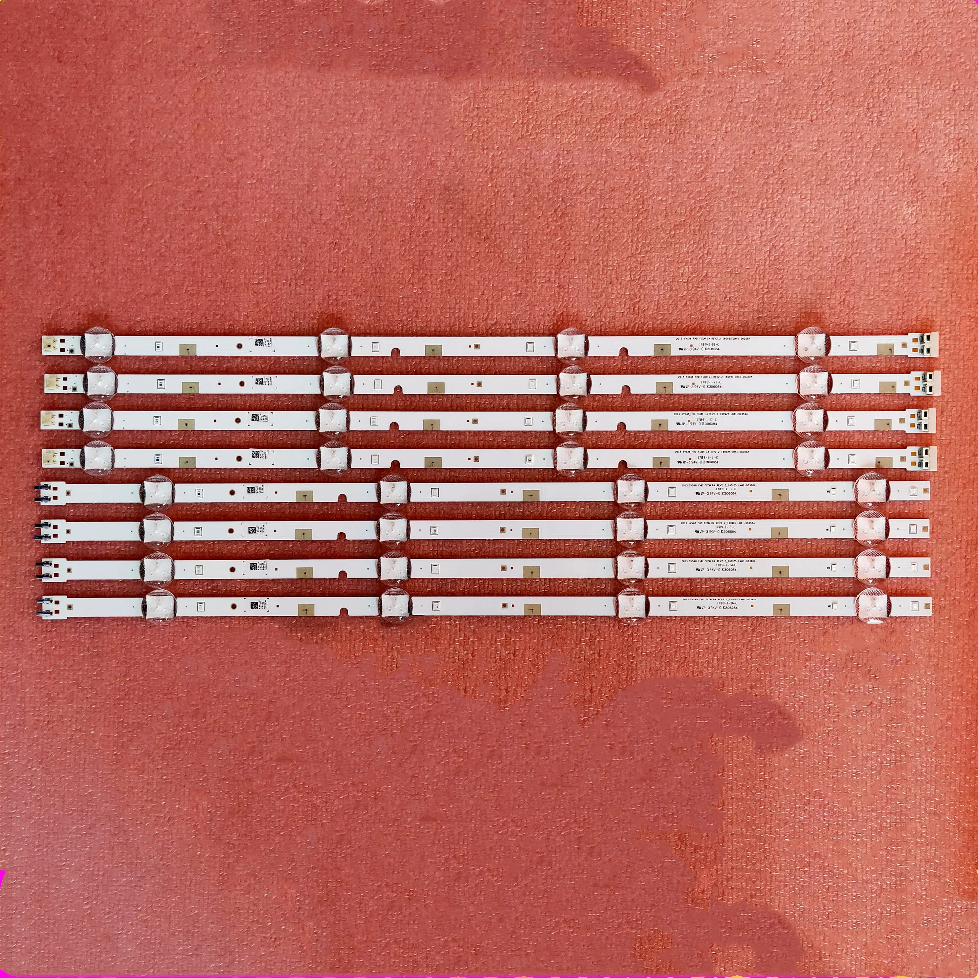 Новый комплект из 8 светодиодных лент для подсветки Samsung UN48J5200 UN48J5000AF BN96 37296A 37297A 2015