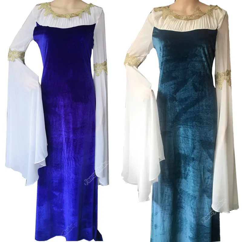 Платье Арвен эльфа костюм принцессы Галадриэль для взрослых женщин