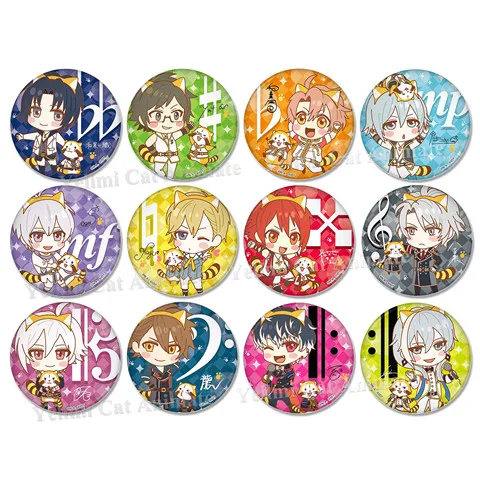 1 шт. 58 мм Idolish7 Значки для косплея брошь булавка коллекции икон Никайдо Ямато
