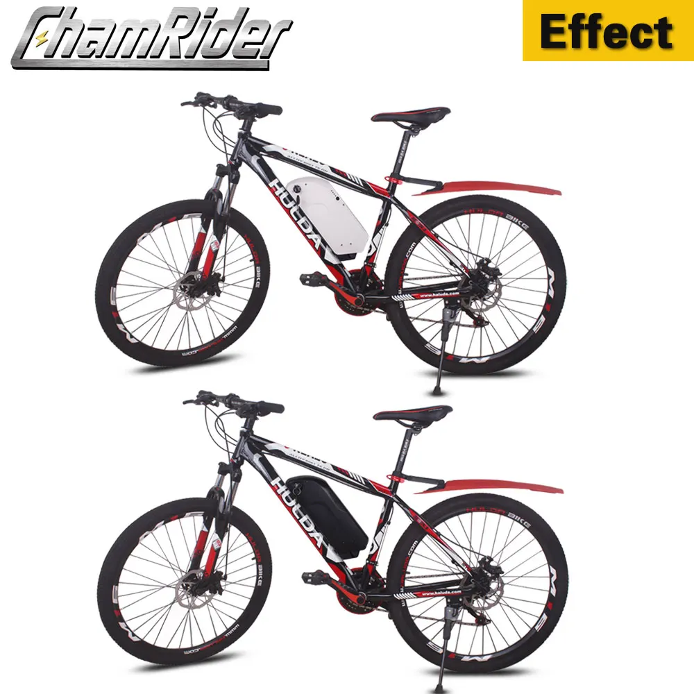 Оригинальный заряжаемый Аккумулятор для электровелосипеда Chamrider Tigershark 36 в 48 52 20A