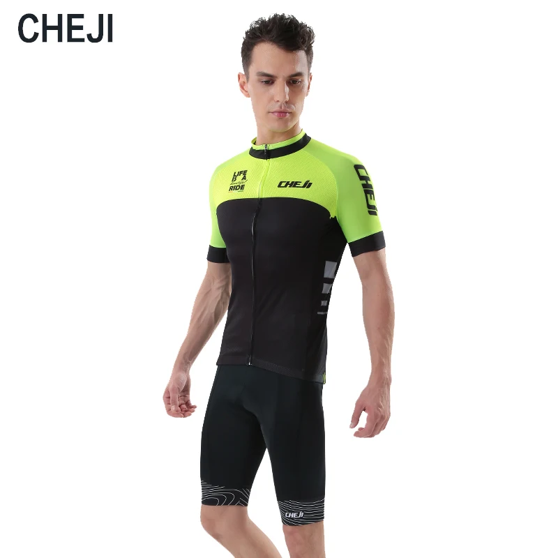 Cheji мужской дышащий и быстросохнущий комплект для велоспорта|ropa de ciclismo|cycling jersey