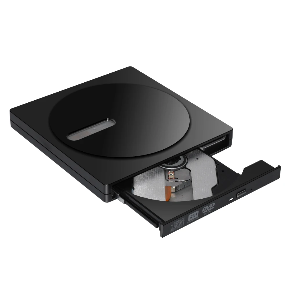 Внешний привод Deepfox USB 3 1 Type C/USB3.0 оптический для CD DVD RW записывающее устройство