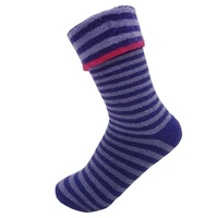 2 pairs womens thick warm wool socks ladys autumn winter thick causal stripe socks