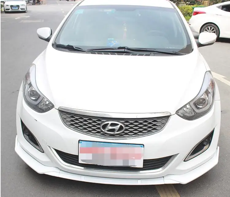 ForHyundai Elantra Боди Комплект спойлер 2012-2015 для ABS задний бампер диффузор защитные