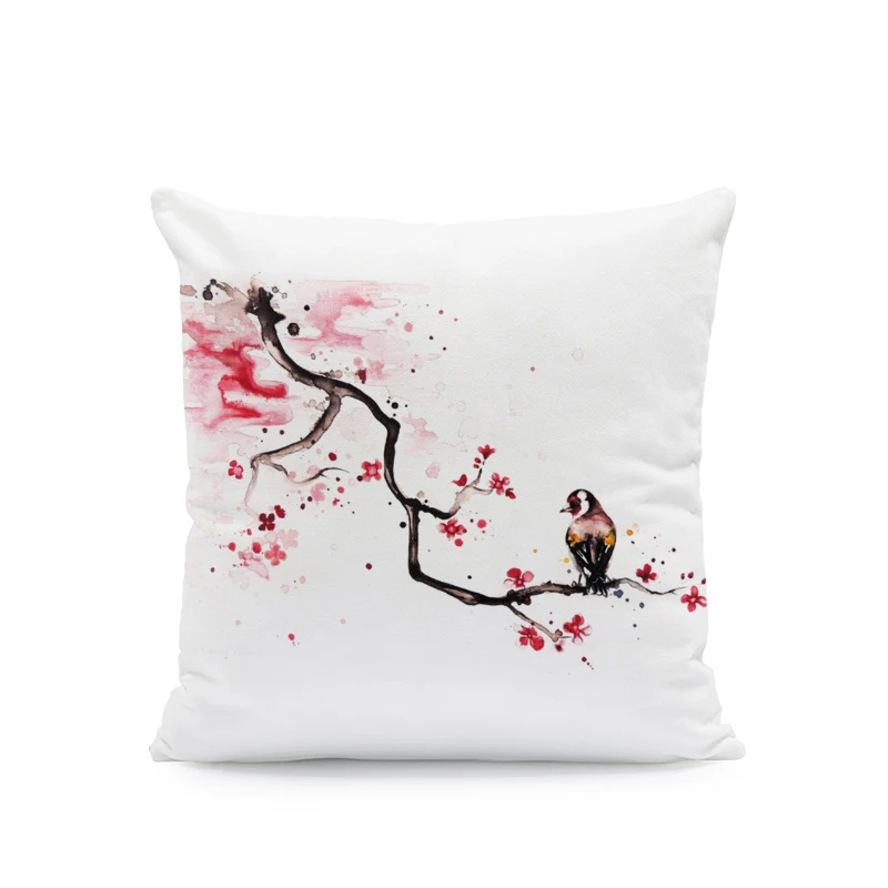 Наволочка с милой мечтой Лев лошадь панда слон животное акварельная Подушка