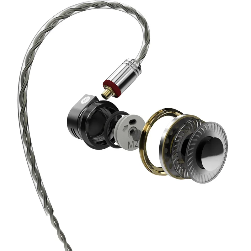 Smabat M2 Pro 15 4 мм Динамический драйвер вкладыши HIFI MMCX наушники металлические