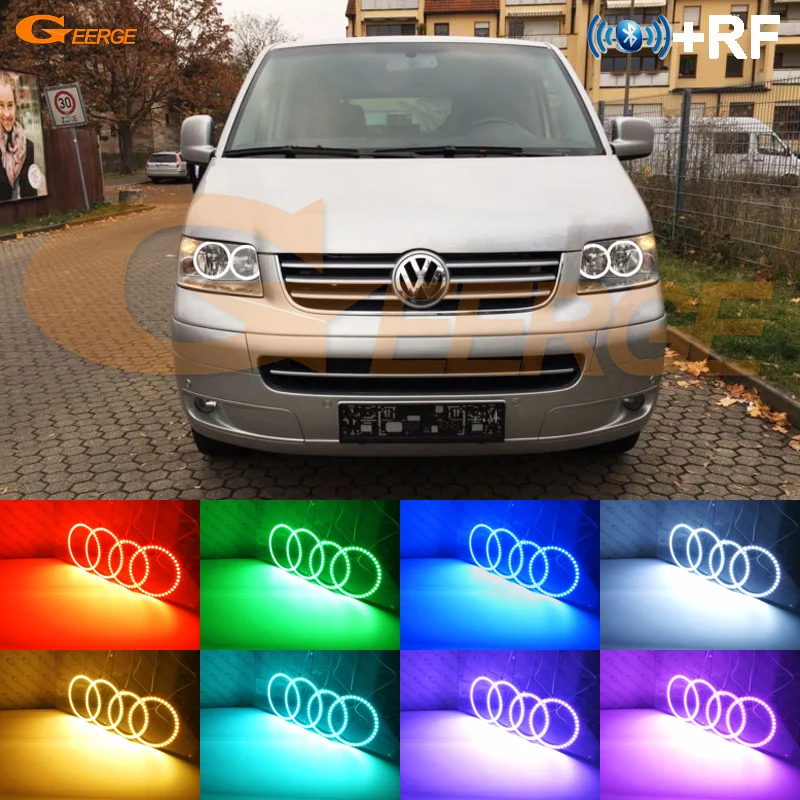 Для Volkswagen VW Multivan T5 2003 2009 RF remote Bluetooth APP многоцветный ультра яркий RGB светодиодный