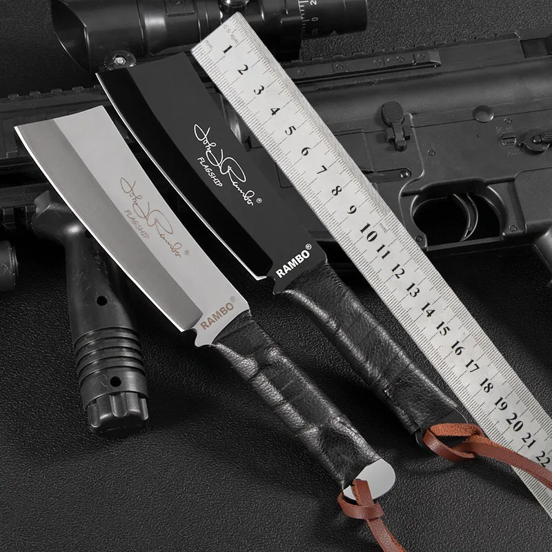 

High Hardness Swiss Army Knife Self-defense Knife Parapharnery Knife for Outdoor Survival Outdoor Straight Knife