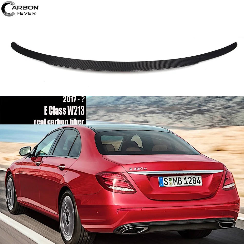 

Vacuum Carbon Fiber Rear Spoiler Duck Tail for E Class W213 4-Door Sedan OEM Fitment