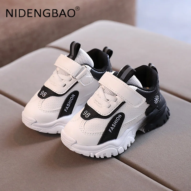 

Autumn Winter Kids Sneakers Toddler Baby Boys Girls Running Sports Shoes Tenis Infantil With Villus Basket Enfant Garcon 21-35