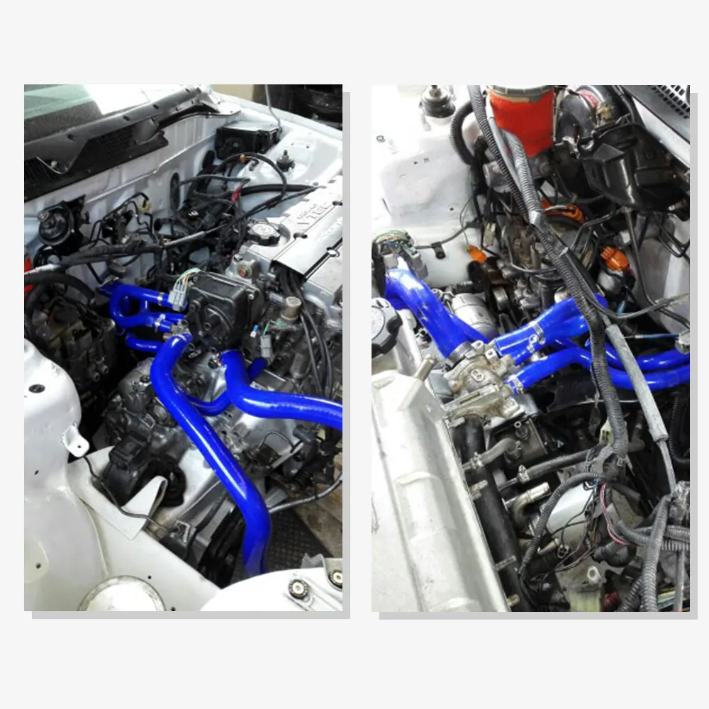 Бесплатная доставка комплект силиконовых шлангов радиатора для CIVIC D15 D16 EG EK 92 00