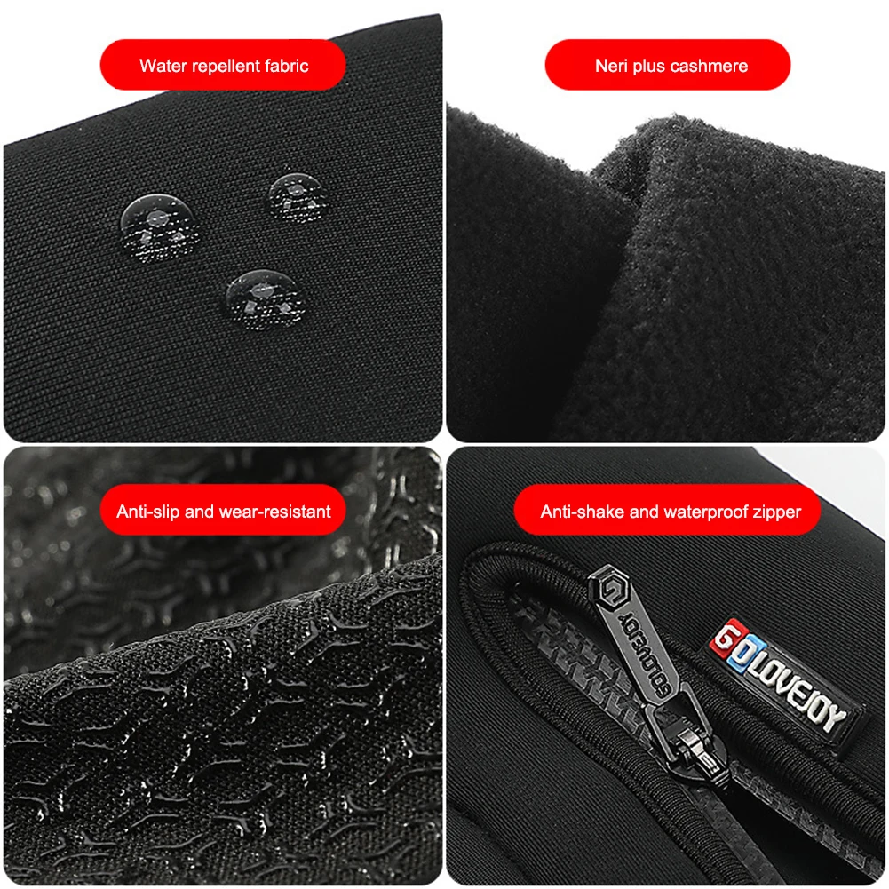 

Cycling Gloves -35 Degree Winter Warm Thermal MTB Bike Gloves Snowboard Bicycle Gloves Touchscreen Waterproof