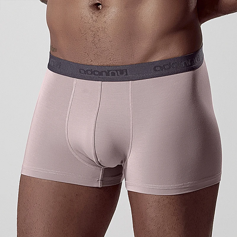 Боксеры ADANNU мужские сетчатые пикантное нижнее белье шорты трусы боксеры синий