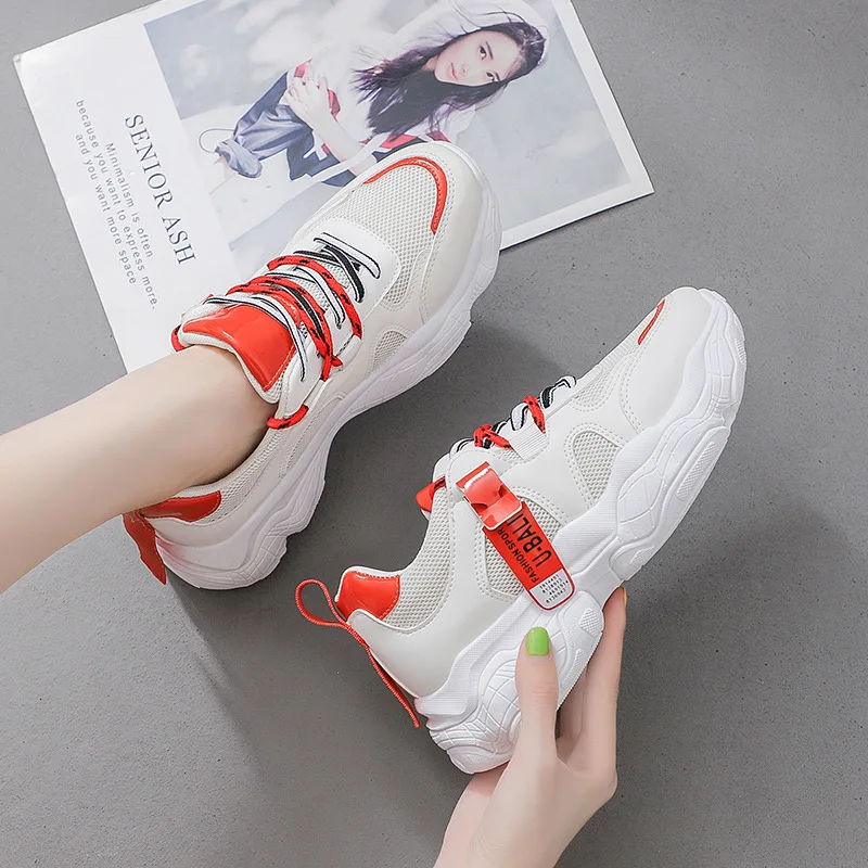 Женские повседневные кроссовки Белые Женская обувь Модные весенние не