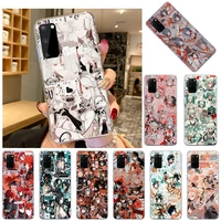 soft tpu phone case for samsung galaxy s21 ultra s20 fe 5g s10 lite s8 s9 plus s7 genshin impact anime silicone cases cover