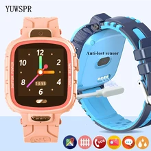 Waterproof Kids GPS Tracking Smartwatches Remote Location Sound Monitoring Boys Girls SIM Smart Phone Clock for Children TD26