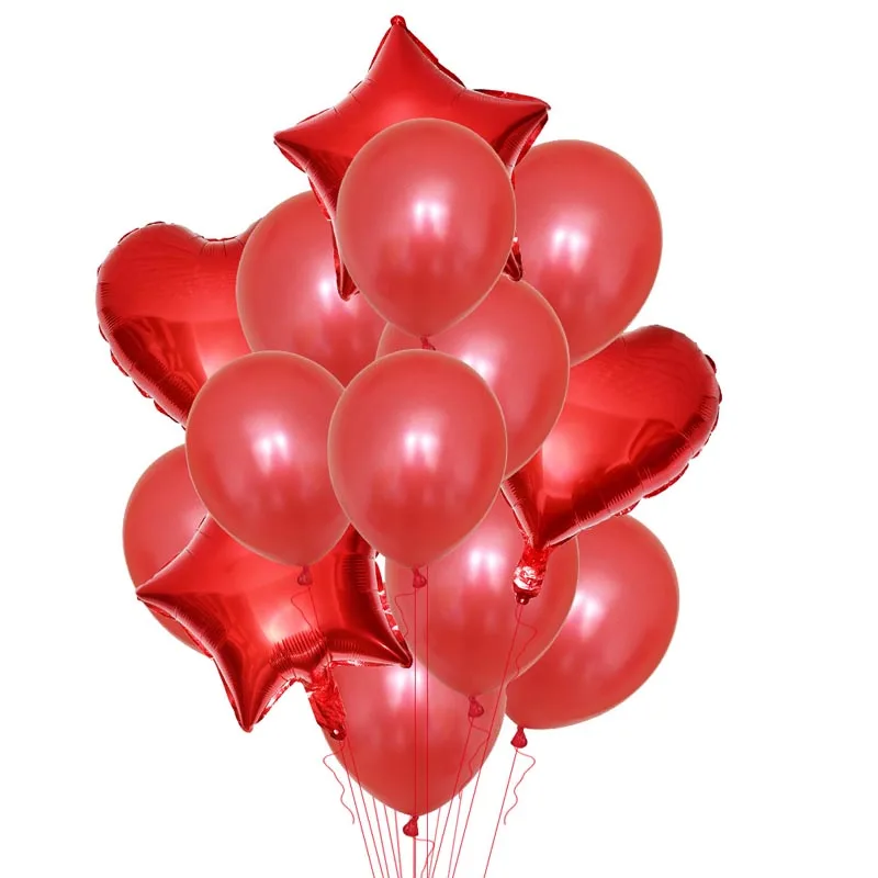 Близнецов вечерние 14 шт. съемки посвященной дню Святого Валентина воздушный шар