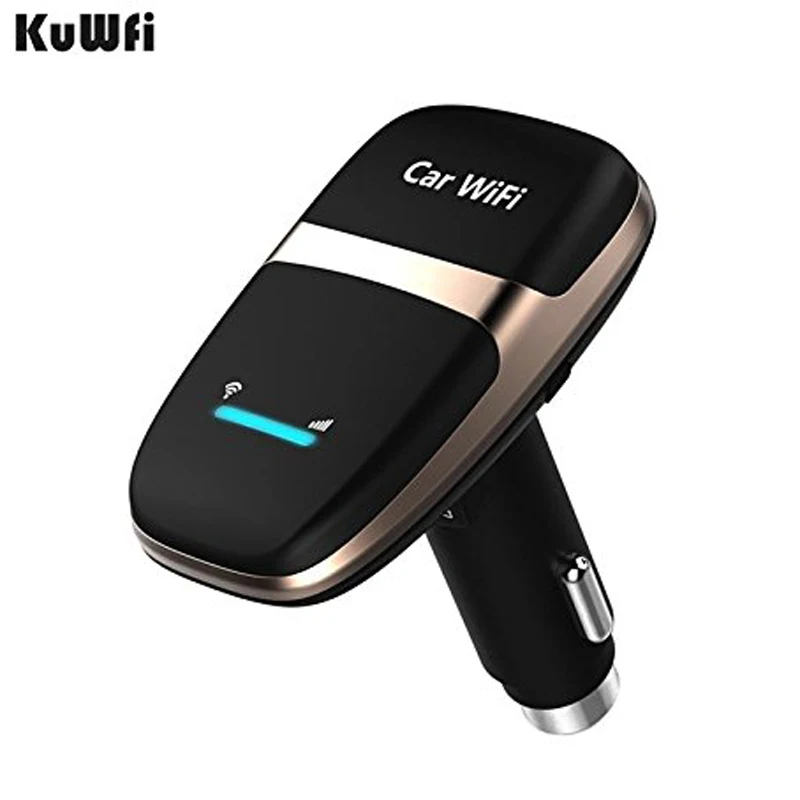 Kuwfi разблокированный 4G LTE автомобильный Wifi роутер модем carfi роутер sim-карта Wifi точка доступа с 5 В/1A прикуриватель USB зарядное устройство pk E8377