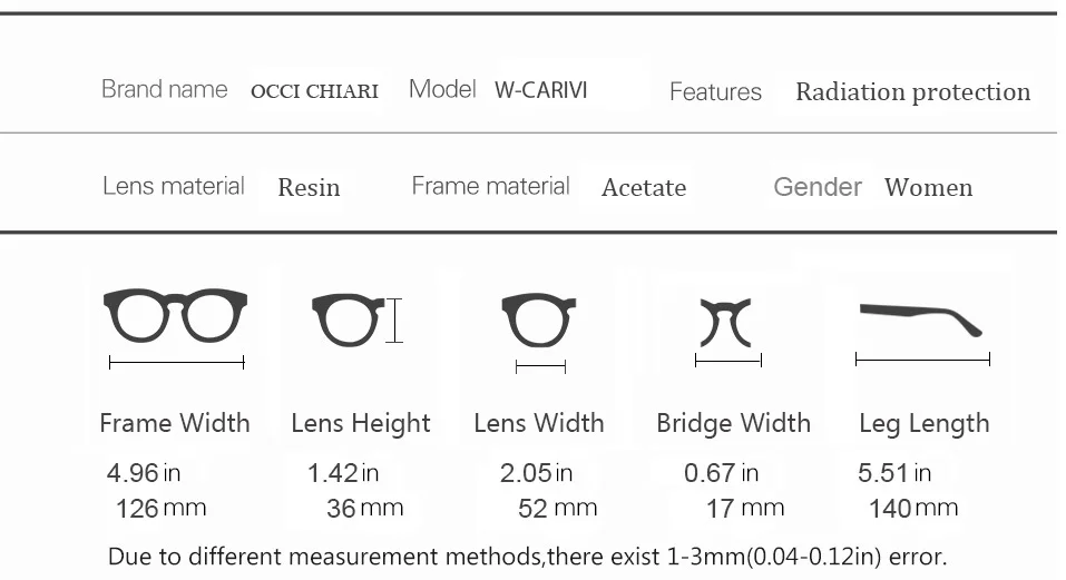 OCCI CHIARI, модный бренд, ацетат, кошачий глаз, разноцветные, для женщин, оптические очки, для девушек, оправа для очков, очки, W-CARIVI