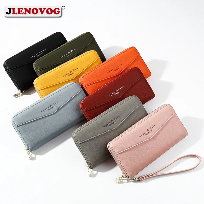 Незаменимые кожаные кошельки для женщин 2020 тонкий Континентальный удобный