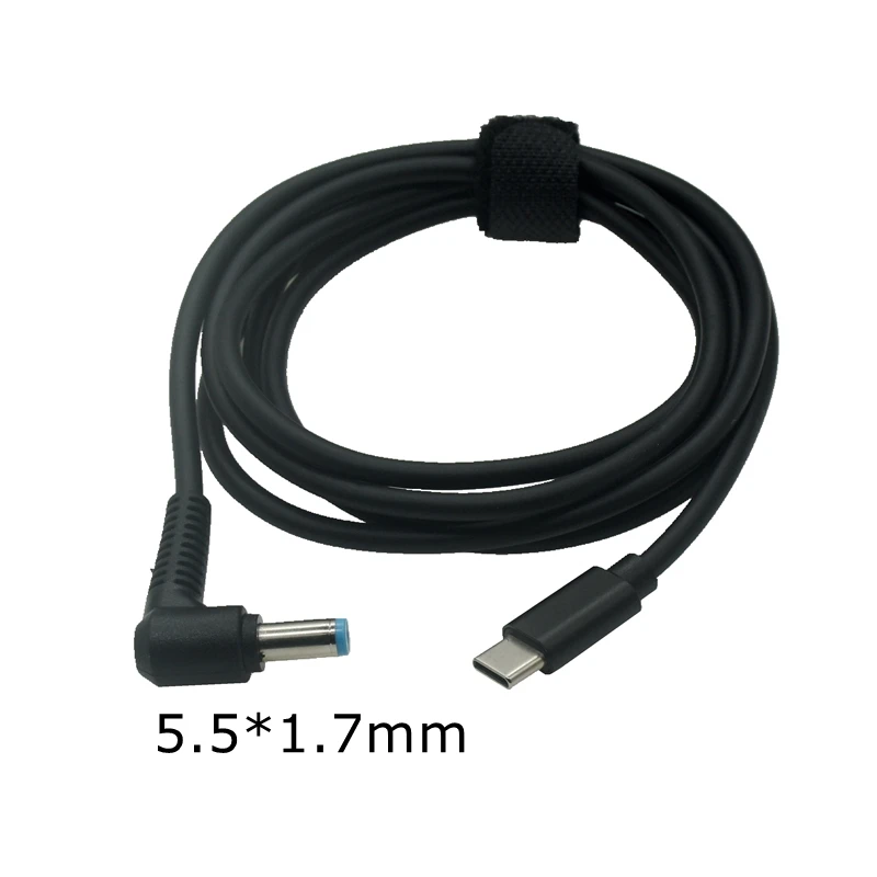 

DC 5.5 x 1.7mm Power Supply Plug Connector Converter Cable Cord 19V USB Type C PD Charging Cable for Acer Aspire Laptop Adapter