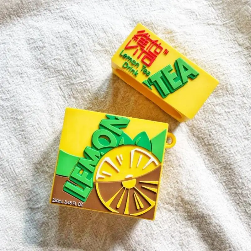 Vitasoy бутылка для лимона Форма силиконовый защитный чехол Зарядка 2 палец кольцо 1