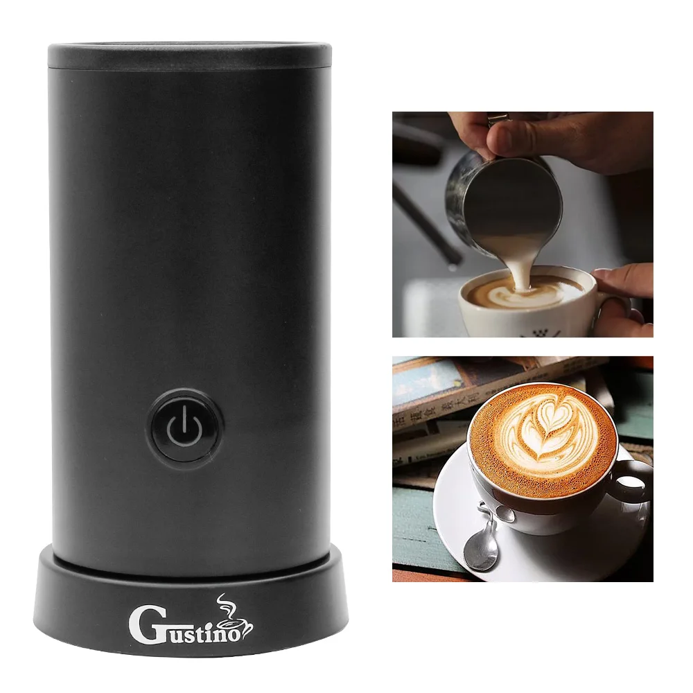 

Automatic Milk Frother Coffee Foamer Container Soft Foam Cappuccino Maker Electric Coffee Frother Milk Foamer Maker EU PLUG