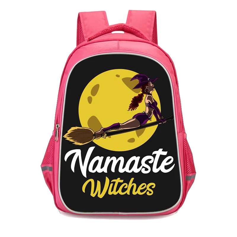 Модный водонепроницаемый нейлоновый рюкзак для женщин, школьный ранец на ремне с ведьмами для девочек-подростков, дорожные женские сумки