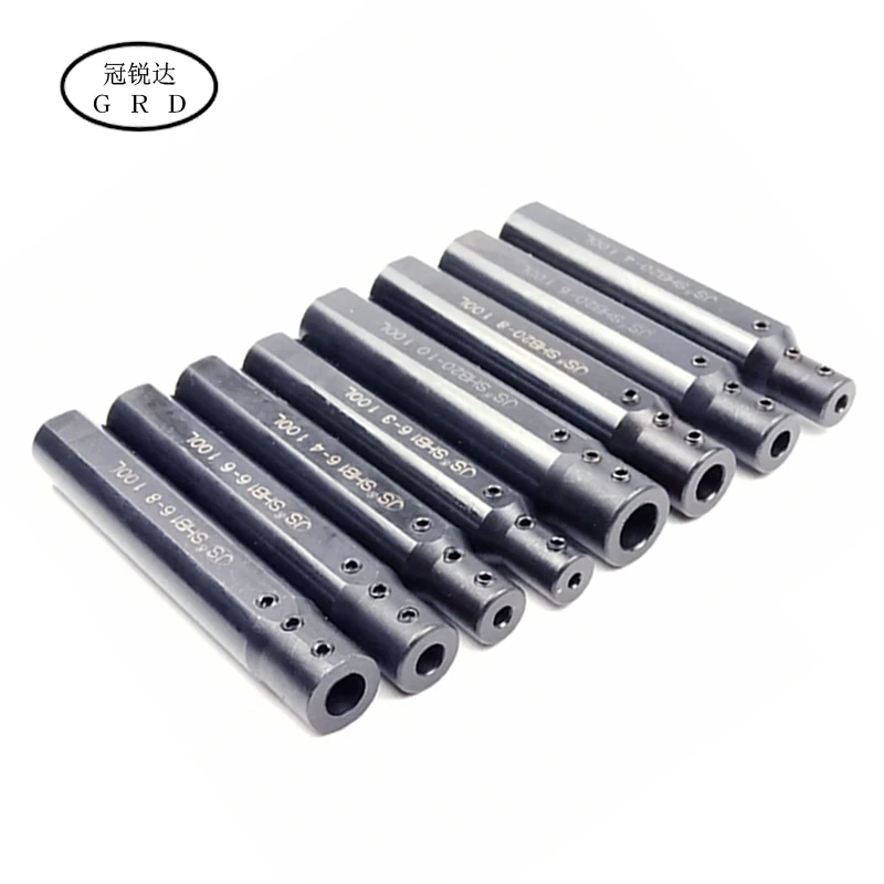 SHB16 SHB20 round shank small aperture bore hole turning tool holder milling flat lathe boring sleeve mtr hrc55 | Инструменты