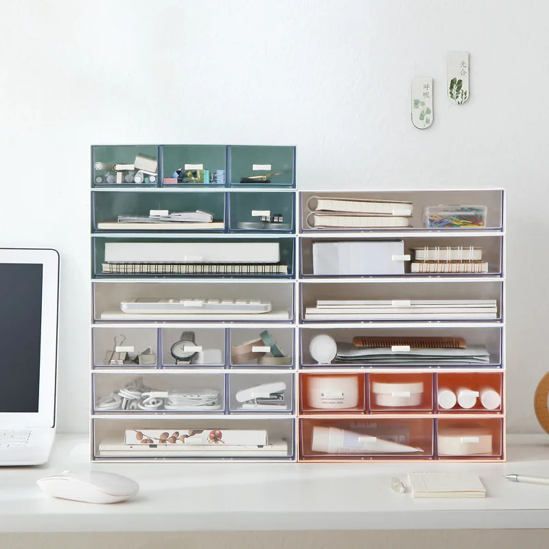 

Drawer Type Cosmetic Tool Jewelry Jewelry Plastic Storage Box Combinable And Overlapping Cosmetic Storage Box