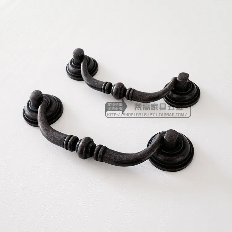 Ручки для кухонного шкафа ручки и мебели ретро из старинной бронзы|cabinet handle and