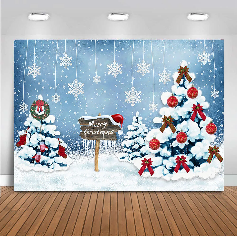 Рождественские украшения для дома Зимнее небо Снежинка Рождественская елка