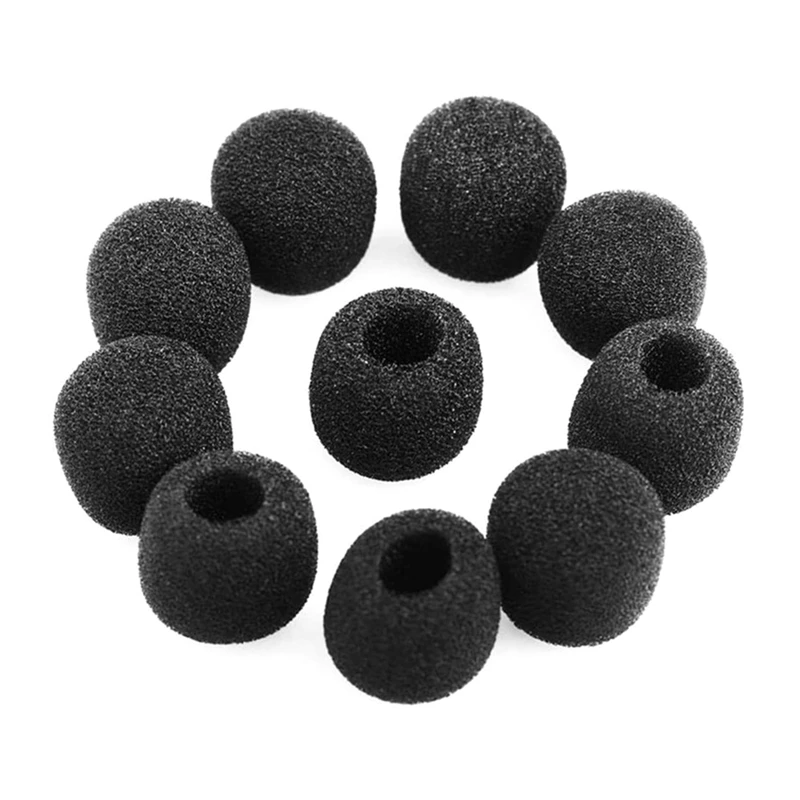10pcs Headset Replacement Cover Gooseneck Sponge Foam Microphone Windscreen Protector 5 Sizes | Электроника