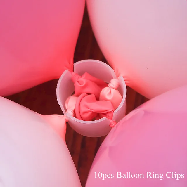 10pcs balloon clips Подставка для воздушных шаров на день рождения, свадьбу, вечерние держатель для шарика, Пластиковая Палочка для воздушных шаров, украшения для дня рождения, для детей и взрослых - Цвет: 10pcs balloon clips