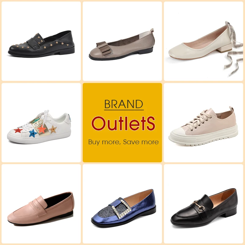 

Brand Outlets Donna-in 2022 Spring Women Flat Shoes Genuine Leather Brand Loafers Fashion Cusual Sneakers Clearance Discount
